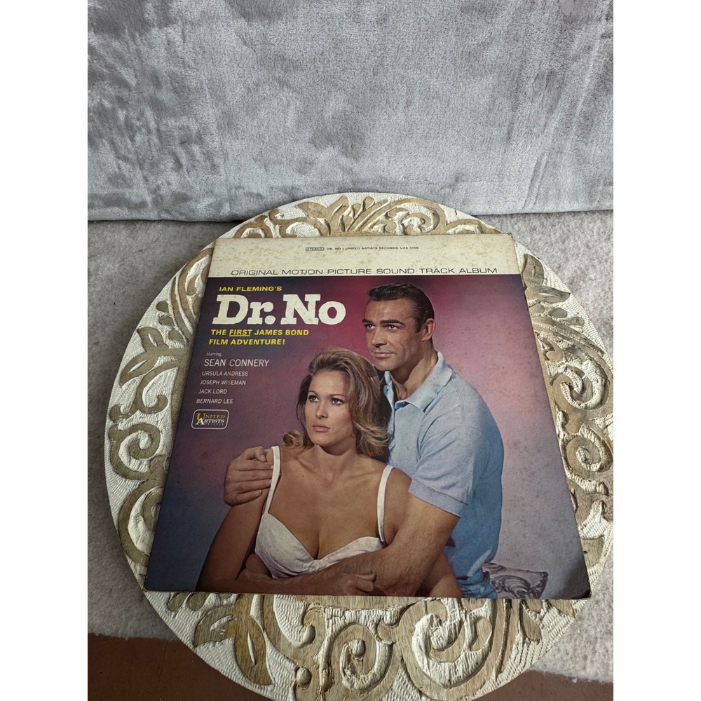 Dr No Original Motion Picture Soundtrack Vinyl LP1962 James Bond UAS 5108 Stereo